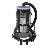 ProTeam GoFree Flex Pro II Cordless 12Ah Battery Backpack Vacuum with Xover Multi-Surface Two-Piece Wand Toolkit 107098 - 6 quart