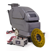 Used Tennant Nobles WB20 Walk Behind Automatic Disc Scrubber - 20" w Pad Driver