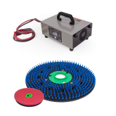 Used Tennant Nobles WB20 Walk Behind Automatic Disc Scrubber - 20" w Pad Driver