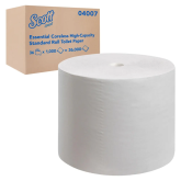Scott Essential Coreless High-Capacity Standard Roll Toilet Paper 04007 - 1000 Sheets, 36 Rolls per Case