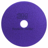 Scotch-Brite 16" Diamond Purple Floor Pads - 5 Per Case