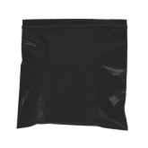 9" x 12" Reclosable Colored Poly Bags - Black, 2mil, 1000 per Case