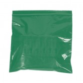 3" x 3" Reclosable Colored Poly Bags - Green, 2mil, 1000 per Case