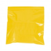9" x 12" Reclosable Colored Poly Bags - Yellow, 2mil, 1000 per Case