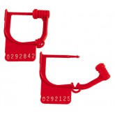 Red 10# Handilok HL-8 Seals - 1000 per Case