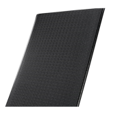 Crown Tuff-Spun 5/8" Pebble Surface Dry Area Anti-Fatigue Mat - 3' x 12', Black
