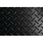 Dimex Diamond Plate 5/32" Vinyl Runner Matting - Black, 24" x 75'