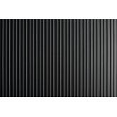 Dimex Round Rib 1/8" Vinyl Runner Matting - Black, 24" x 105'