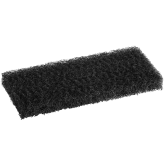 3M 541040 Heavy Duty Black Baseboard Pads - 4.5" x 10", 5 count