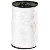 3/16", 620 lb, White Solid Braided Nylon Rope - 500'