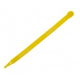 7.5" x .375" 60# Yellow Plastic Truck Seals - 100 per Case